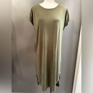 Olive green lightweight dress size small